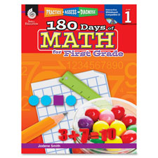 Teachers Aid Book,180 Days of Math, GR 1