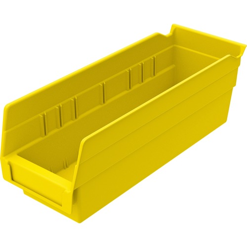 Shelf Bin,Grease/Oil Resistant,4-1/8"x11-5/8"x4",Yellow