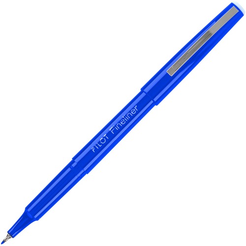 Fineliner Marker, Airtight Cap, .7mm, Fine Point, Blue Ink