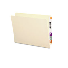 End Tab Folders,Straight Tab,Letter,9-1/2"Front,100/BX,MLA