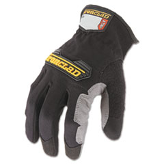 Workforce Gloves, Medium Duty, Medium Sz, Black/Gray