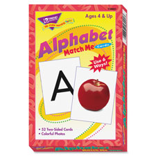Alphabet Match Me Flash Cards, 3"x3-7/8", 6 And Up