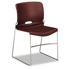 Stacker Chairs, 19-1/8"x21-5/8"x30-5/8", 4/CT, Mulberry