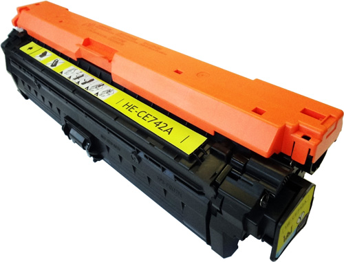Government Toner Yellow Laser Toner Cartridge Replacement For HP 307A CE742A (7300 Yield)