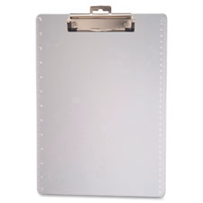 Plastic Clipboard, 1/2" Capacity, Holds 8-1/2"x11", CL