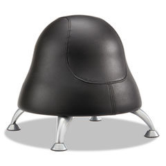 Runtz Ball Chair, 250lbs Cap.,22.5"x17", Vinyl, Black