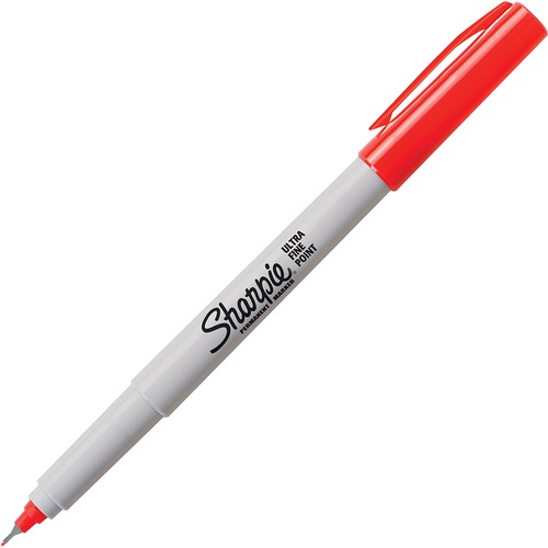 Sharpie Permanent Marker, Ultra-Fine, Red