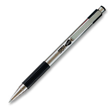 Gel Pen, Retract/Refillable, .7mm, STST Barrel/Black Ink