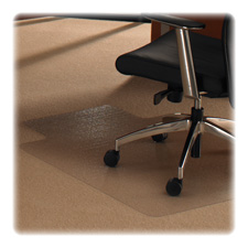 Chairmat, High Pile, 48"x53", Lip 10"x20", Clear