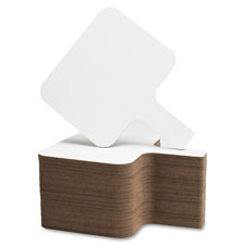 Dry Erase Answer Paddle, Rect, 8"x9-3/4", White
