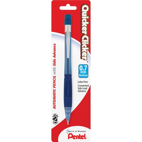 Mechanical Pencil, 0.7 mm, Blue Transparent