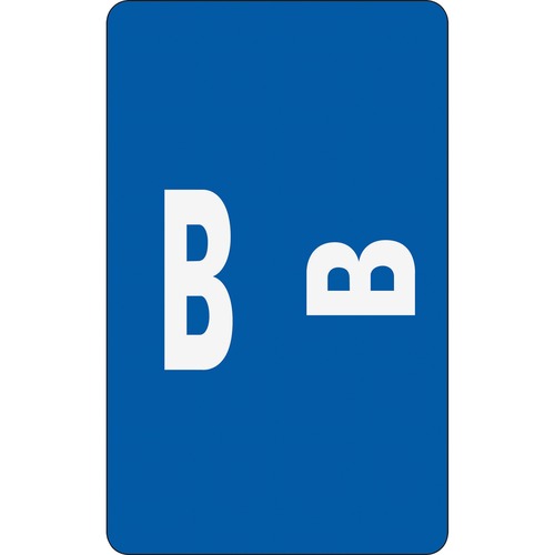 Color Coded Label, "B", 100/PK, Dark Blue
