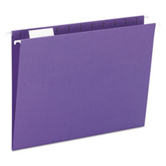 Hanging Folder, 1/5 Tab Cut, Letter Size, Purple