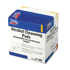First Aid Alcohol Cleansing Pad, Refill, 100/BX