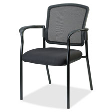 Guest Chair w/Arms, 25-4/5"x20"x32", Black