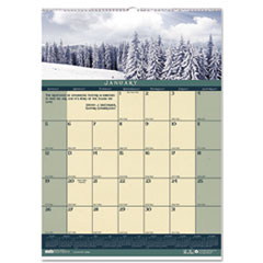 Wall Calendar, "Landscapes", 12 Mth, Jan-Dec, 12"x16-1/2"