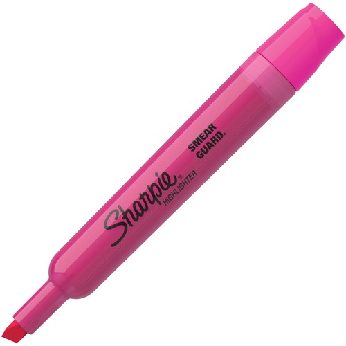 Accent Highlighter, Chisel Point, 12/pk, Fluorescent Pink