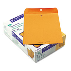 Clasp Envelope, Embossed, 24Lb, 10"x13", 100/BX, Kraft