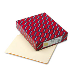 End Tab Folders, 1-Ply Straight Tab, Letter, 100/BX, Manila