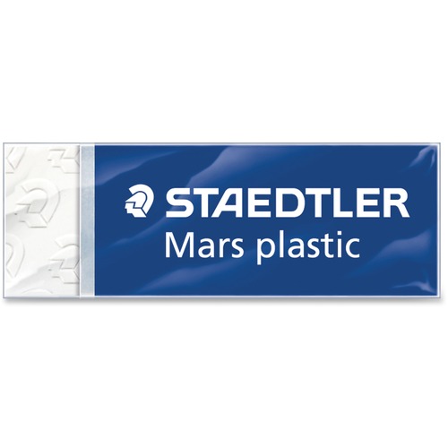 Plastic Eraser, Latex-free, w/Sleeve, 2-1/2"x7/8"x1/2", WE