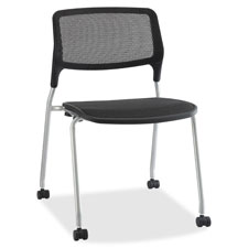 Stackable Guest Chair, 22-1/4"x23-1/2"x32-1/2", BK