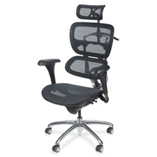 Butterfly Exec Chair, 23"x26"x28-1/2", Black