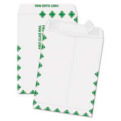 Redi-Strip Envelopes, First Class, 9"x12", 100/BX, White