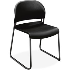 Armless Stacking Chair, 21"x21-1/2"x31", 4/CT, Regatta