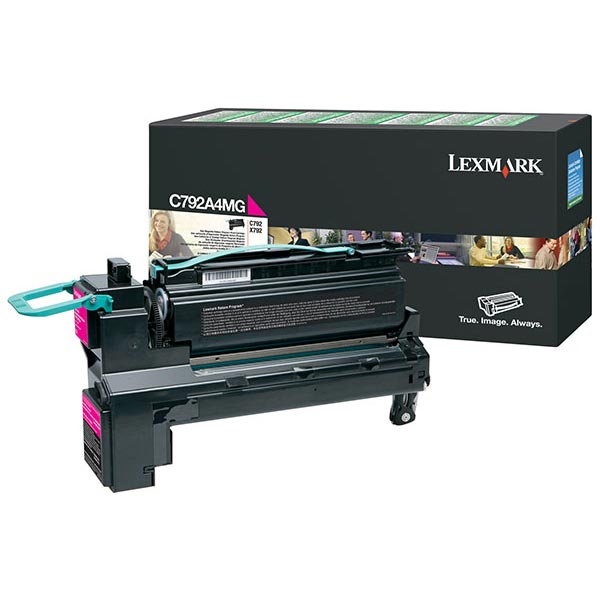 Genuine OEM Lexmark C792A4MG Government Magenta Return Program Toner (TAA Compliant Verion of C792A1MG) (6000 Page Yield)