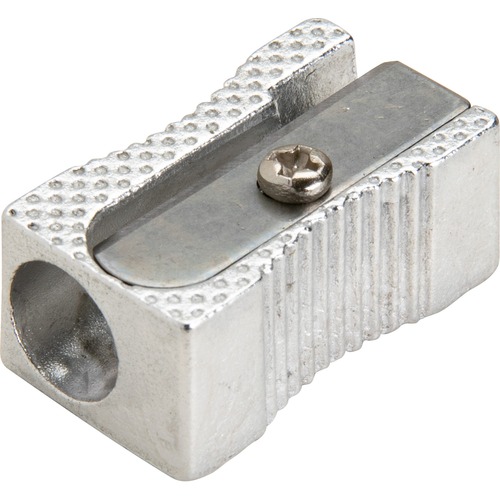 Aluminum Pocket Sharpener, Steel, Silver