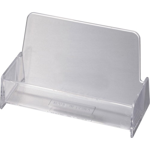 Business Card Holder, 3-7/8"x1-7/8"x2-3/8", Clear