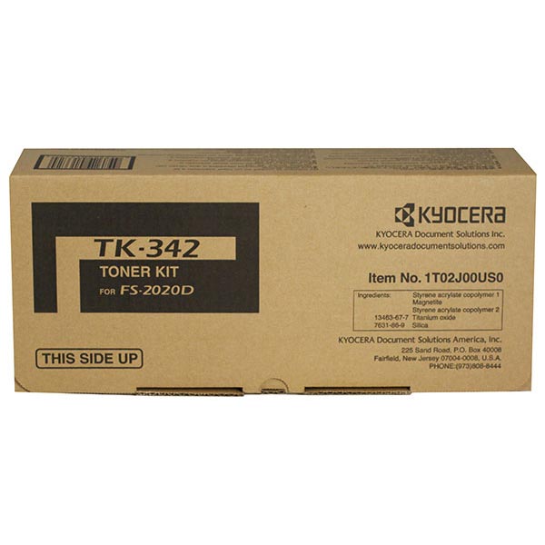 Genuine OEM Kyocera Mita TK-342 Black Toner Cartridge (12000 page yield)