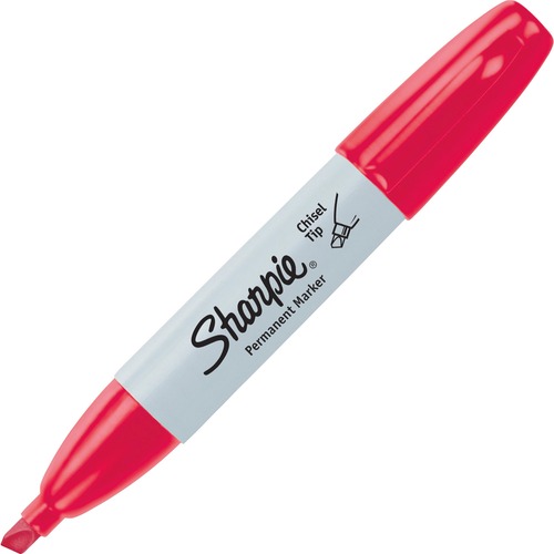 Sharpie Marker, Chisel Tip, Red
