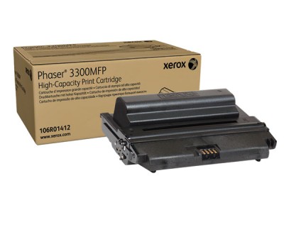 Genuine OEM Xerox 106R01412 High Yield Black Laser Toner Cartridge (8000 page yield)