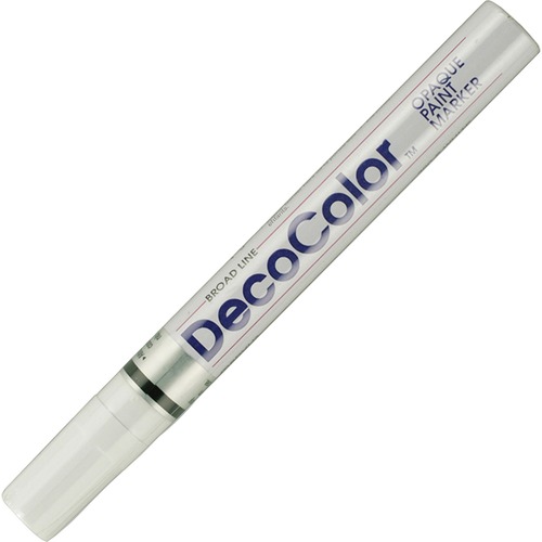 Paint Marker, Broad Point, White