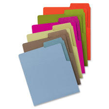 Vertical File Folder, Ltr, ASMT2, 6/PK, AST Bright Tones