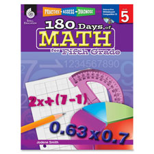 Teachers Aid Book,180 Days of Math, GR 5