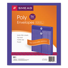 Translucent Envelopes,Top Opening,Letter-Size,5/PK,Purple