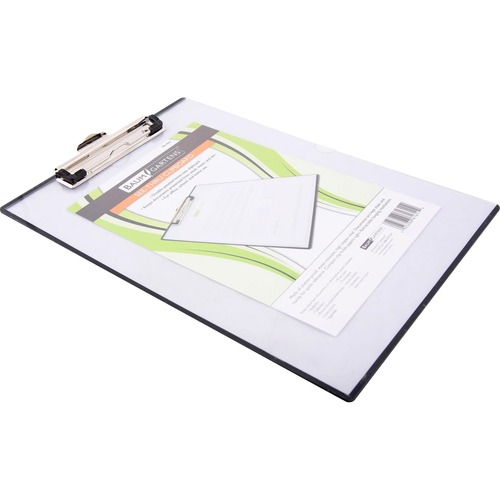 Double Panel See-Thru Clipboard, 9"x13-1/2", Clear