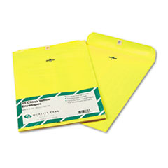 Clasp Envelopes, Gumming, 9"x12", 10/PK, Yellow