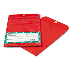 Clasp Envelopes, Gumming, 9"x12", 10/PK, Red