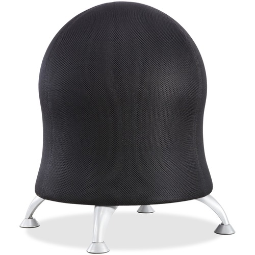 Ball Chair, Mesh, 22-1/2"x17-1/2"x23", Black