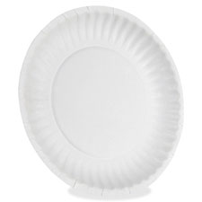 9" Paper Plates, 1000/CT, White