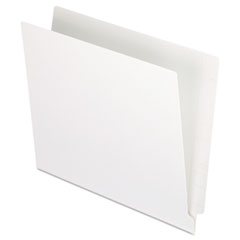 End Tab File Folder,3/4" Exp.,11 pt.,Letter,100/BX,White