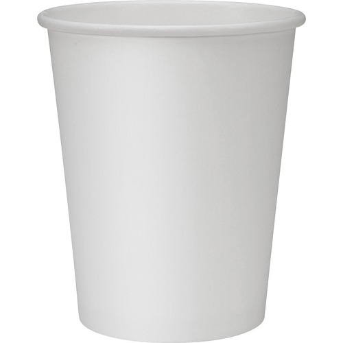 Hot Cups, Single, 8oz., 1000/CT, White