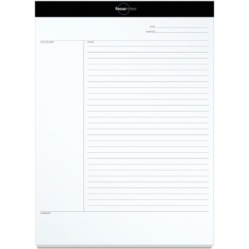Legal Pad, Legal Rule, 8-1/2"x11-3/4", 50 Sheets/Pad, White
