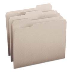 File Folder,1/3 AST 1-Ply Tab,Letter,100/BX,Gray