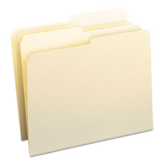 Top Tab Folders, 11 pt, 1/2 Cut Ast Tab, Letter, 100/BX, MLA