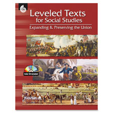 Leveled Texts,w/CD,Social Studies,Exp/Presv Union,Gr 4-12