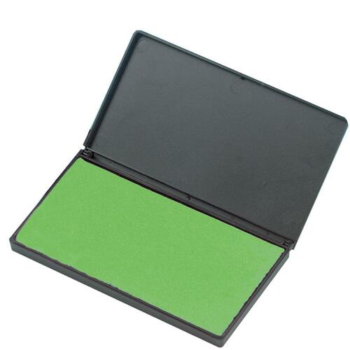 Foam Ink Pad, 2-3/4" x 4-1/4", Nontoxic, Reinkable, Green